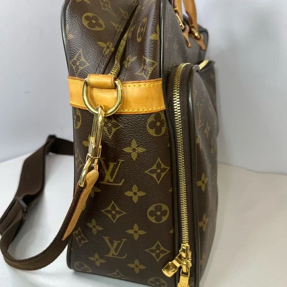Louis Vuitton Monogram Icare Laptop Bag Messenger Brown Canvas Shoulder Strap - Picture 5 of 16